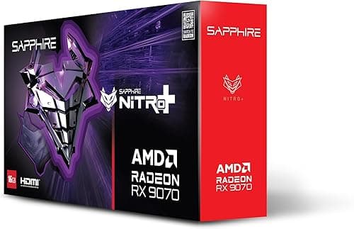 Sapphire NITRO+ AMD RADEON™ RX 9070 GAMING OC 16GB DUAL HDMI/DUAL DP