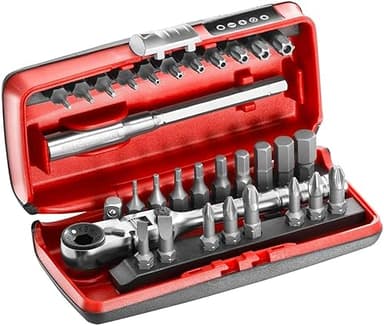 Coffret 31 pièces embouts 1/4 + cliquet FACOM - R.180J31PB"