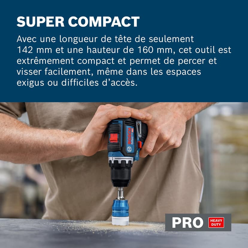 Bosch Professional perceuse-visseuse 12V sans-fil GSR 12V-32 (Advanced KickBack Control, moteur sans charbons, avec batterie 2,0 Ah, GAL 12V-20, accessoires, calage P&C, sac à outil) - 4