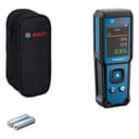 Humidimètre GMM 1-15 Bosch Professional à broches (non invasif, mesure 37 essences de bois et 10 matériaux de construction, indice de protection IP65, 2 piles AA, housse) - 1
