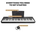 Alesis Melody 61 Keyboard Piano for Beginners with 61 Keys, Speakers, Tablet/Sheet Music Stand, 300 Sounds and Music Lessons - 3