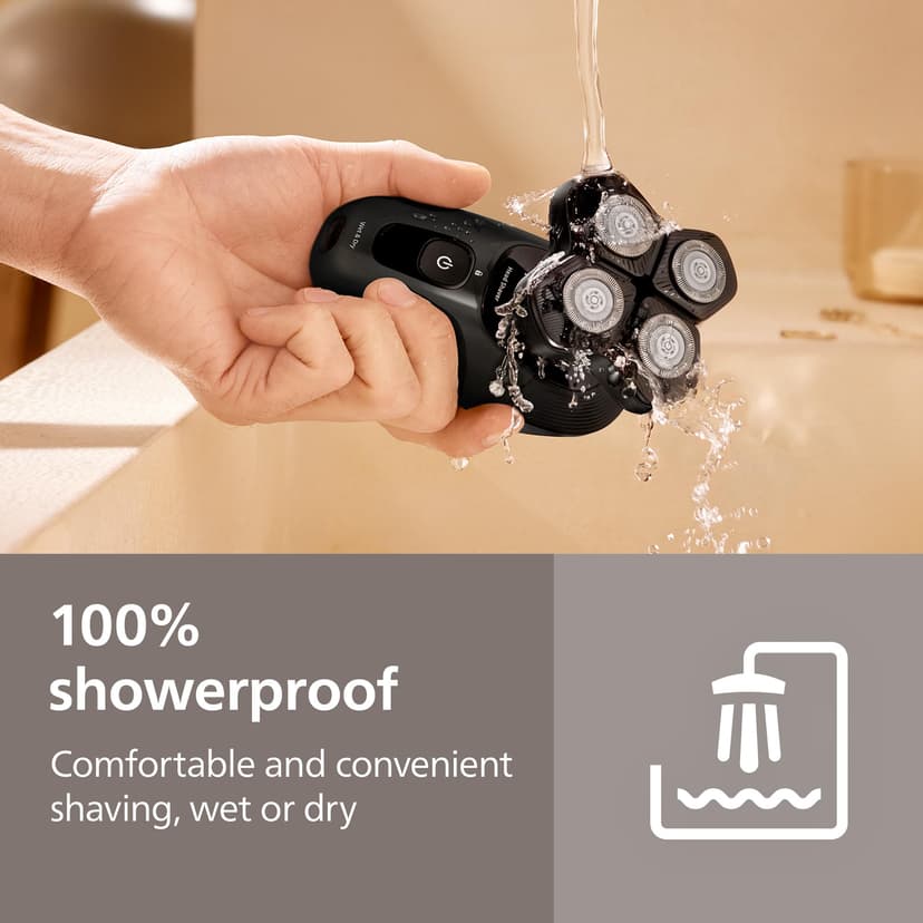 Philips Head Shaver Pro 5000 Series - Skull Shaver for Men and Women, 360° Flexing Head & ComfortCut Blades for Clean Shave, Gentle on Skin, Model HS5980/15 - 8