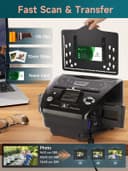 Rollei PDF-S 240 SE - Multi-scanner for photos, slides and negatives, scanning process in seconds, incl. image editing software - black - 2
