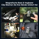 WUBEN X3 Mini Lampe de Poche Rechargeable Avec Borne de recharge et Aimant, Lampe de Poche EDC À 180 Degrés, Étanche Ip65, Porte-Clés, 10 Modes, Lanière de Chargement de Type C Pour le Camping - 7