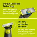 Philips OneBlade Hybrid 360 Blade Technology Electric Shaver for Face & Body, Beard Trimmer/Groomer with 3 x 360 Blade, 3 x Stubble Comb (1,3,5mm) & 1x Body Kit, Model QP2824/31 - 6