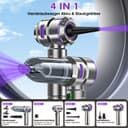 Micisty Aspirateur Voiture 4 en 1 Puissant 28000 PA Aspirateur à Main sans Fil 3 Vitesses 240 000 TR/Min pour Voiture, Cuisine, PC, canapé, Bureau, Maison et Nettoyage des Poils d'animaux - 2