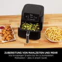 Ninja Luftfritteuse 4,7L 3in1 Luftfritteuse Fritteuse Heißluftfritteuse Heißluftfritteuse 1-2 Portionen Digital Tiefkühlfach Antihaft-Fritteuse Frittierkorb 2000W Schwarz AF110EU - 4