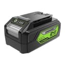 Greenworks Batterie 24V - Puissante Batterie Rechargeable Greenworks pour tous les Outils de Jardin 24V, Batterie Lithium-Ion 4Ah, Chargement Rapide, 3 Niveaux de Charge LED, Garantie 2 Ans - G24B4 - 1
