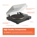 JBL Spinner Bluetooth AptX-HD Record and Vinyl Player for Speakers and Headphones - Black/Gold - JBLSPINNERBTGLDEU - 4