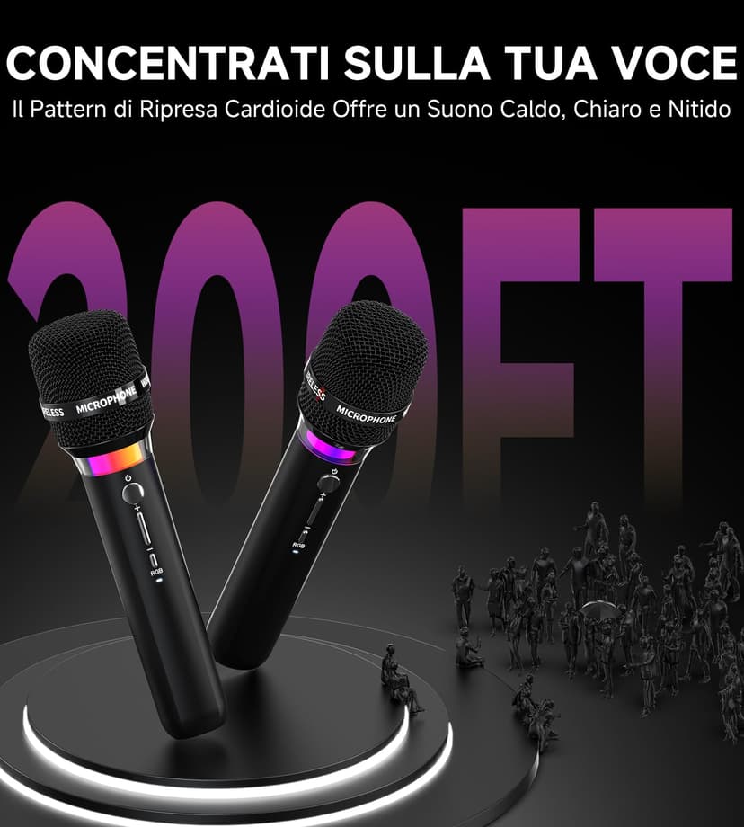 ECHOMUSSY Wireless Microphone - 5