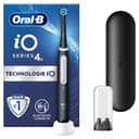 Oral-B iO 4 Brosse À Dents Électrique Noire, 1 Brossette, 1 Étui De Voyage - 1