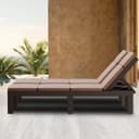 luxirest Set of 2 Sun Lounger Garden Outdoor Adjustable Backrest with Cushion - 8