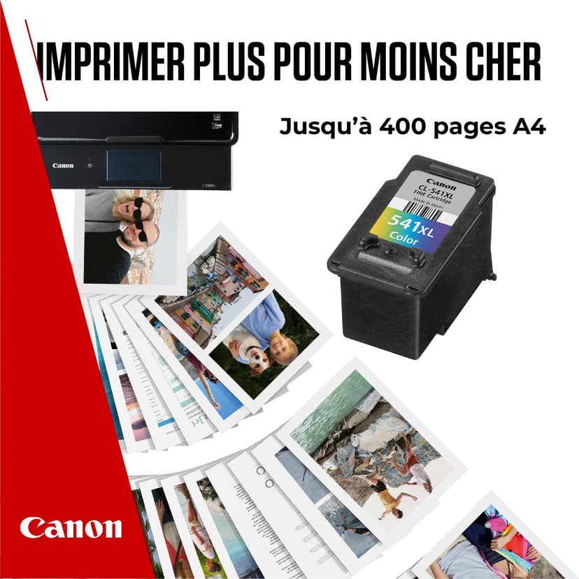 Canon CL-541XL Genuine Colour High Yeild Ink Cartridge - PIXMA Printer Compatible - 5