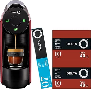 Delta Q Machine à Capsules MiniQool Rouge, 19 Bars de Pre…