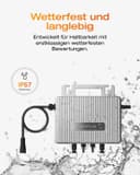 EcoFlow Stream Micro-onduleur Solaire Intelligent 800 W, pour Centrale électrique de Balcon, onduleur PV pour 2 Panneaux solaires, Étanchéité IP67, MPPT intégré, Contrôle par WiFi/APP - 5