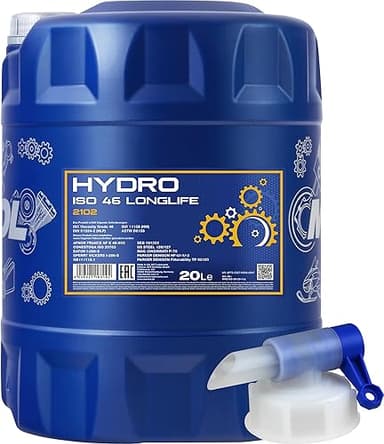 MANNOL HYDRO ISO 46 Liquide d'huile hydraulique MN2102-20…