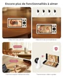 momcozy Moniteur Bébé WiFi 2 Caméra HD 5" 1080P Fixation Murale, Détection Mouvements/Pleurs, Périmètre Sécurisé, Vision Nocturne Claire, Batterie 5000mAh, Interphone 2 Sens, Enregistrement Vidéo​ - 9