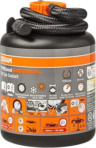 Osram TYREseal Essential Replacement for Original Car Tyre Sealant Manufactured to OE Specification Repairs Damage up to 6mm