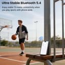 TOZO OpenEarRing Écouteurs Bluetooth sans Fil Ecouteurs Bluetooth 5.1 Ultraléger avec Réduction IA de Bruit ORIGX Acoustique EQs Ajustement 40H d'Autonomie LED Écran USB Type C IPX5 Noir - 6