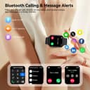 Women's Smart Watch, 1.83 Inch HD Smartwatch, 20 Days Battery Life with Bluetooth Call, Heart Rate Monitor, Sleep, Sports Watch with IP68 Waterproof, 112+ Sports Modes for Android/iOS - 5