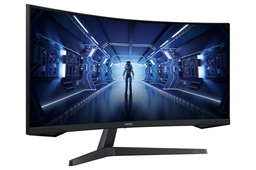 SAMSUNG ODYSSEY G5 34'' Ecran PC Gaming Incurvé 1000R, Dalle VA 34", Résolution UHD ultra-large (3440x1440), 165Hz, 1ms, Noir - 3