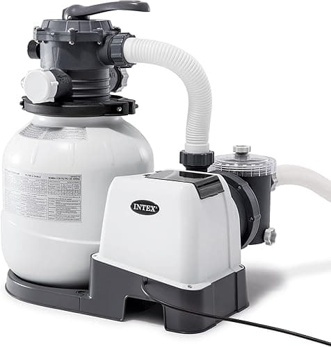 Intex filtre à sable sx2100 6m3/h pour piscine jusqu'à 36m3