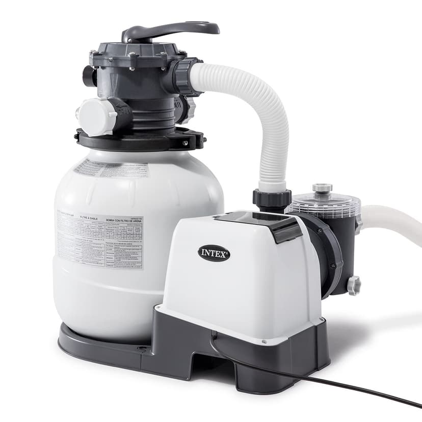 Intex filtre à sable sx2100 6m3/h pour piscine jusqu'à 36m3 - 1