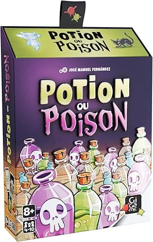 Gigamic - Potion ou Poison - Jeu de société - Jeu d'ambiance dès 8 Ans - Jeu pour Enfants, Adolescents, Adultes, à Jouer en Famille ou Entre Amis - De 4 à 10 Joueurs - Version française - ROBPO