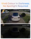 eufy Security eufyCam C35 Caméra de sécurité sans Fil, extérieur et intérieur, Support magnétique, Vision Nocturne en Couleur, Stockage sur Appareil sans abonnement, IP67, Prend en Charge Le Panneau - 4