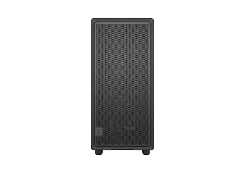 Fractal Design Epoch Black Solid - High Airflow PC Gaming Case - Mesh Front Panel - Three Momentum 12 Fans Included - Spacious Interior - ATX/mATX/ITX Support - 3