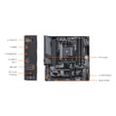 GIGABYTE B550M Gaming X WIFI6 Motherboard, Supports AMD AM4 Ryzen 5000 Processors, Micro-ATX, DDR4, 2X M.2, PCIe 4.0, WIFI6, 1GbE LAN, EZ-Latch - 5