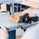 Scheppach HBS261 Band Saw | 2 Cutting Speeds | 0-45° Table Adjustment | Includes Saw Belt, Parallel Stop, Cross Cut Gauge and Slide Block | New Model - 7