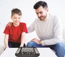 Lexibook, Chessman® FX, Electronic Chess Game with Tactile Keyboard and Light and Sound Effects, 32 Pieces, 64 Levels of Difficulty, Family Board Game, Black/Grey, CG1335LXB - 7