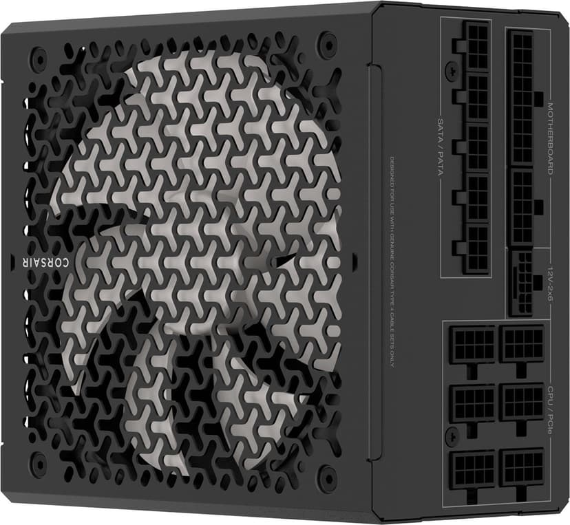 CORSAIR RM1000x Fully Modular Low-Noise ATX Power Supply – ATX 3.1 Compliant – PCIe 5.1 Support – Cybenetics Gold Efficiency – Native 12V-2x6 Connector – Black - 2
