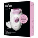 Braun Silk-épil 3 Épilateur Filaire Femme pour Épilation Rasoir et Tête de Tondeuse 3-031 Rose - 8