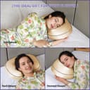 Ear Piercing Pillow for Side Sleepers with Orthopedic Support, Ear Hole Pain Relief Removable Cover 12x19 Inch for Pierced Ears - 6