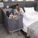 Chicco Next2Me Forever, Lit Bébé 3en1, Jusqu’à 4 Ans (22 Kg), Compatible avec Différents Lits, Berceau Bébé 3en1, Hauteur Réglable, Bonne Circulation de l'Air, 4 Roues, Matelas Inclus - 2