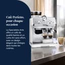 De'Longhi La Specialista Arte EC9155.W, Cafetera Expresso Manual, Tecnología de Molido con Sensor y 8 Ajustes, Control Activo de la Temperatura, Espumador de Leche MyLatte Art, 1550 W, Blanco - 2