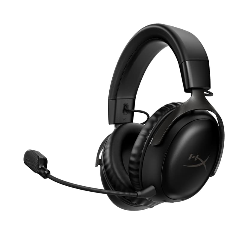 HyperX Cloud III Wireless – Gaming headset for PC, PS5, PS4, up to 120-hour Battery, 2.4GHz Wireless, 53mm angled drivers, Memory foam, Durable Frame, 10mm microphone, Black. - 1