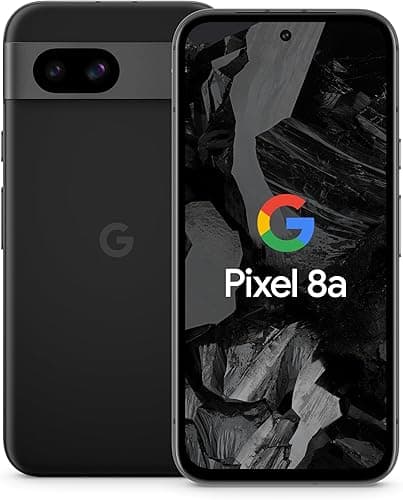 Google Pixel 8a – Smartphone Android débloqué avec Module Photo Pixel avancé, Une journée complète d'autonomie et Une sécurité Robuste – Noir Volcanique, 128GB