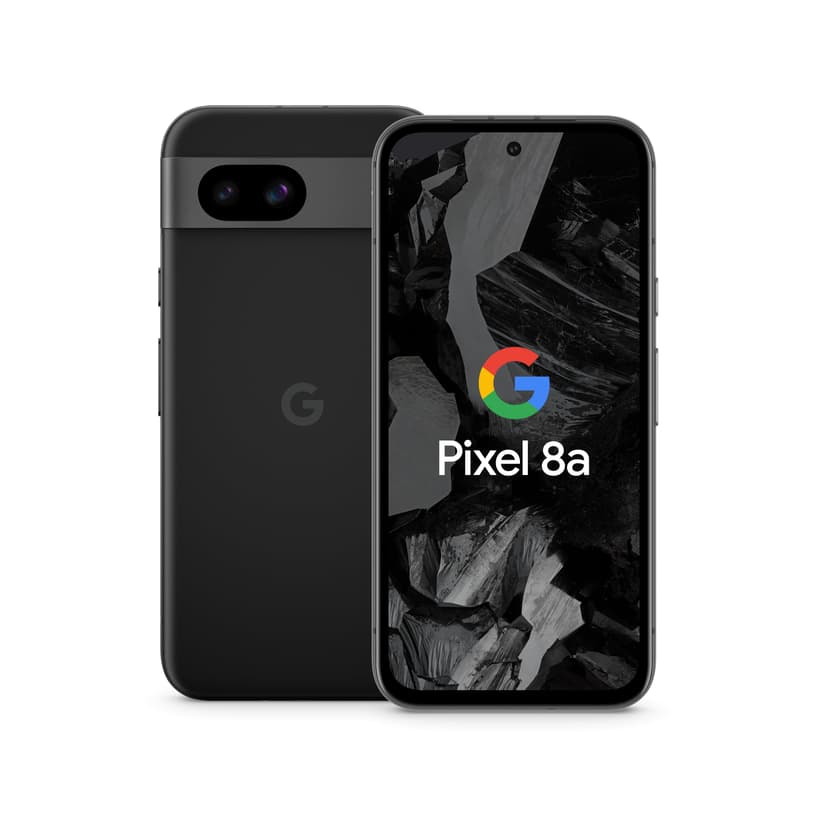 Google Pixel 8a – Smartphone Android débloqué avec Module Photo Pixel avancé, Une journée complète d'autonomie et Une sécurité Robuste – Noir Volcanique, 128GB - 1
