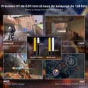 ATTACK SHARK X68 HE Clavier 8000Hz Rapid Trigger, Clavier Gamer Filaire RGB 60% avec Précision RT de 0,01 mm avec Interrupteur Magnétique, Actionnement Réglable, Snap Tap, pour PC/Mac, Contours Noirs - 5
