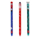 Legami Set of 3 Erasable Gel Pens Christmas Edition Pens with Thermosensitive Erasable Ink Red Blue Green Christmas Pens Erase Without Damaging Paper - 1