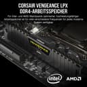 Corsair Vengeance LPX DDR4 RAM 32Go (2x16Go) 3200MHz CL16 Intel XMP 2.0 Mémoire d'ordinateur - Noir (CMK32GX4M2E3200C16) - 2