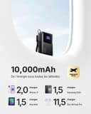 INIU Power Bank, 45 W 10000 mAh Mini Power Bank for Laptop, with Strong USB-C Cable, High-Speed Portable Charger USB C In & Out, Battery Pack for iPhone 16/15/14/13, Samsung, Google, MacBook, iPad and - 5