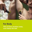 Philips OneBlade Pro 360 Face & Body Electric Beard Trimmer, Shaver and Bodygroomer With 360 Blades, Bodygrooming Kit, Charging Stand and Travel Case - 3