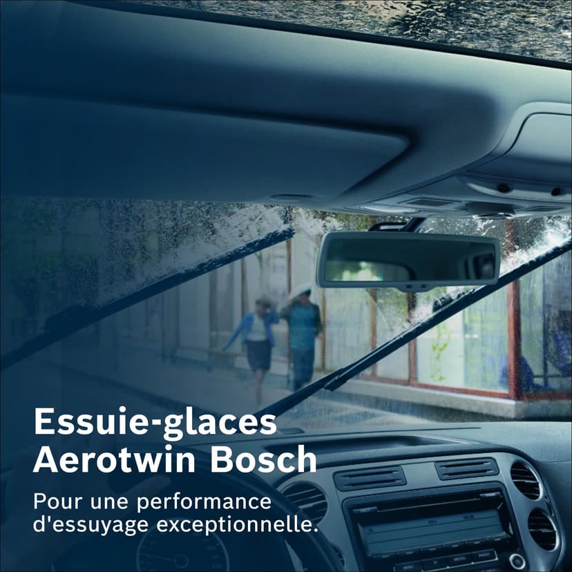 Bosch Wiper Blade Aerotwin A295S, Length: 600mm/400mm – Set of Front Wiper Blades - Only for Left-Hand Drive (EU), hinten - 5