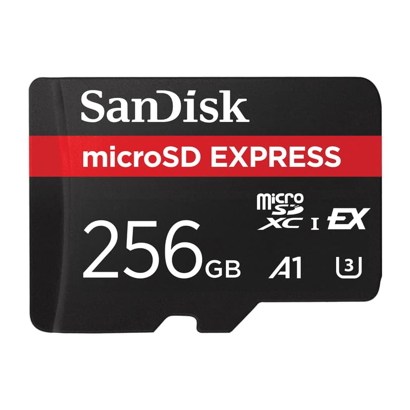 SanDisk microSD Express Card 256GB - Works with Nintendo Switch™ 2 (Up to 880MB/s Read, Up to 650MB/s Write, 210MB/s Sustained Write, SanDisk QuickFlow Technology, ThermAdapt, UHS-I, U3, C10) - 1