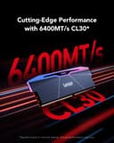 Lexar ARES Gen2 RGB DDR5 RAM 32GB Kit (2x16GB) 6400MHz CL30, 288-Pin UDIMM Desktop Memory, PC Gaming Computer Memory, for Intel XMP 3.0/AMD EXPO/CL30-38-38-76/1.4V - 2