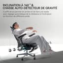 Hbada E3 Pro Chaise de Bureau Ergonomique Fauteuil de Bureau - Soutien Lombaire Dynamique 3 Zones, Appui-Tête 4D Réglable, Accoudoirs 6D Réglables, Pivotant avec Repose-Pieds, Noir - 7
